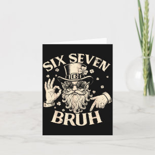 Carte Bruh 67 jour de la Saint-Patrick lutin six sept 6