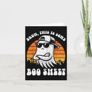 Carte Bruh C'Est Une Feuille De Boite Drôle Halloween Gh