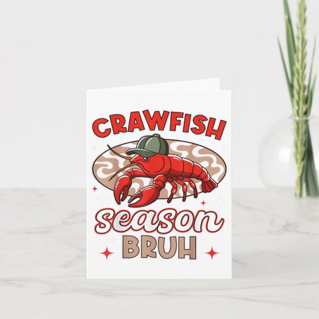 Carte Bruh Crawfish Casquette Gary Funny Crawfish Boil F (Devant)