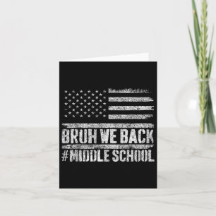 Carte Bruh Nous Rendons Le Milieu 4 juillet Revenir À Sc