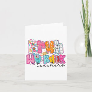 Carte Bruh On est de retour Enseignants Prépa Vintage Re