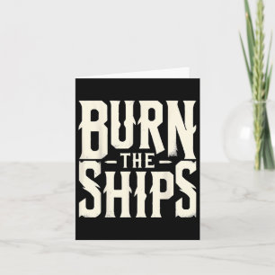 Carte Brûler Les Navires Patriotique 4 juillet Indépenda