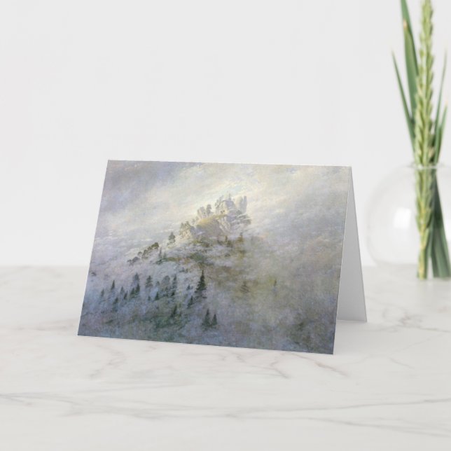 Carte Brume d'hiver sur les montagnes 1808 (Devant)