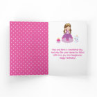 Brunette Princesse avec château et arc-en-ciel