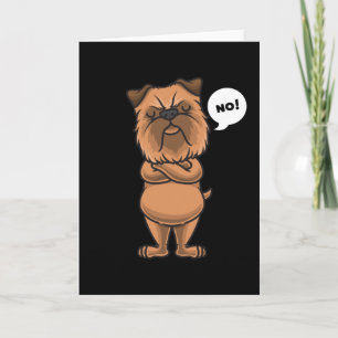 Carte Brussels Griffon Bruxellois Dog Gift