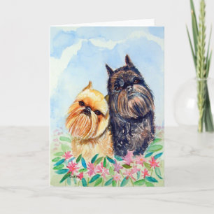 Carte Brussels Griffon Greeting Cards