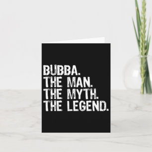 Carte Bub l'homme le mythe la légende cool drôle 