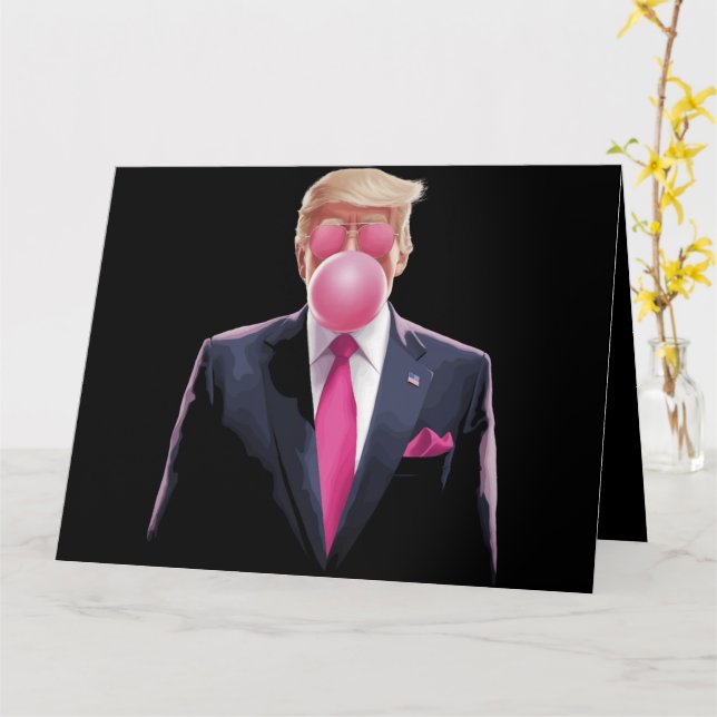 Carte Bubbalgum Trump (Fleur jaune)