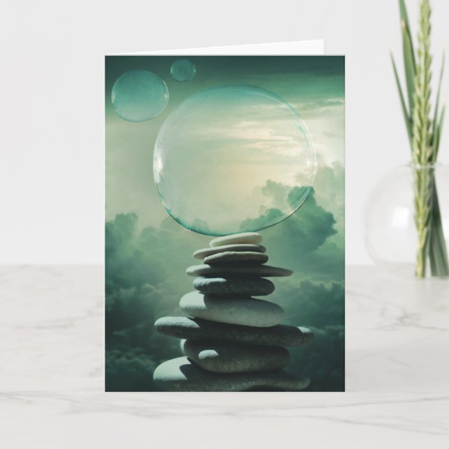 Carte Bubble on Stones (Devant)