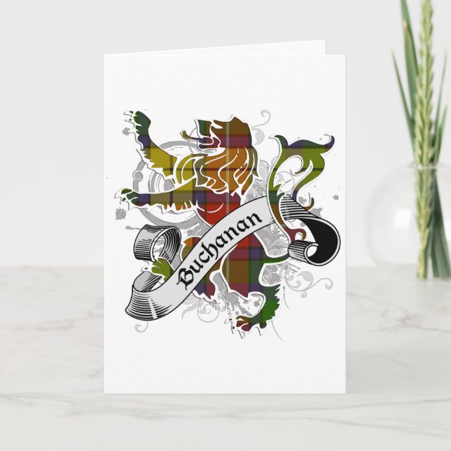 Carte Buchanan Tartan Lion (Devant)