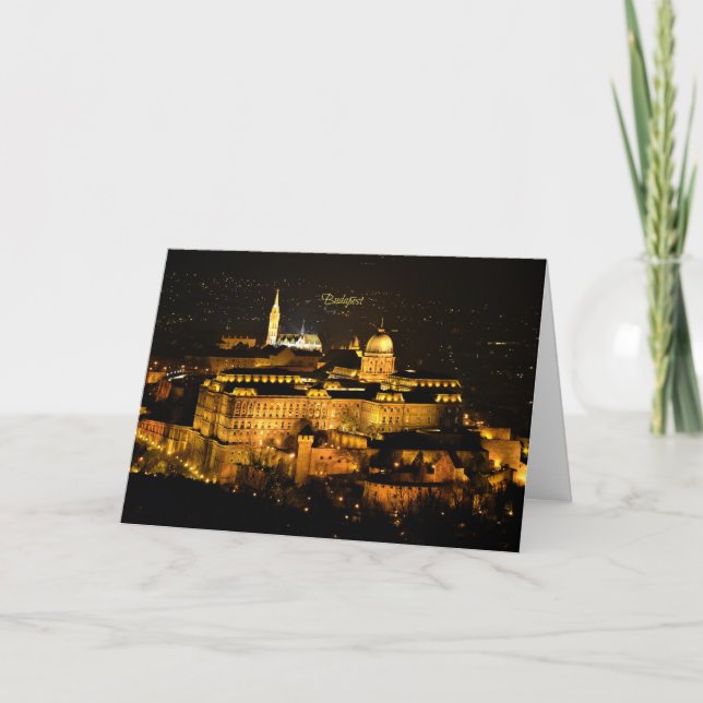 Carte Budapest at Night (Devant)