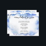 Carte Budget/Elégante Détails Mariage. Invitation<br><div class="desc">Elegant Budget Mariage Details Card. Les détails de votre événement peuvent être customisés dans n'importe quelle couleur ou taille de police de votre choix. Un moyen facile et pratique de plaire à vous et à vos clients mariages !</div>