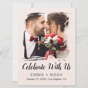 Carte Budget Photo Crème Mariage 