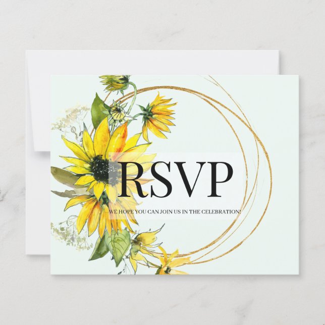 Carte BUDGET/RSVP (Devant)