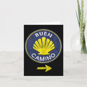 Carte Buen Camino Shell El Camino De Santiago De Compost
