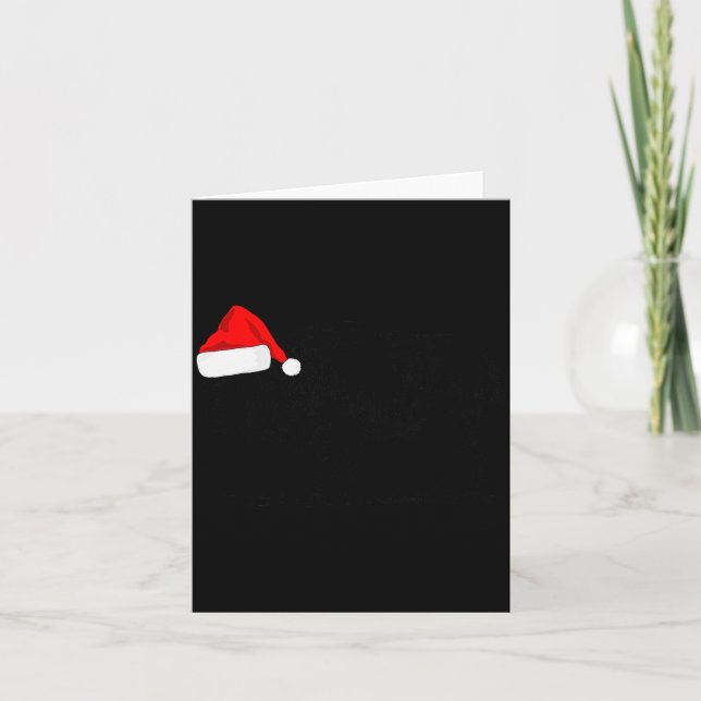 Carte Buffalo Bison Christmas_ Buffalo In Santa Hat  (Devant)