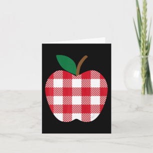 Carte Buffalo Pomme Bienvenue Retour à l'école Enfants f