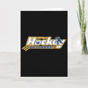 Carte Buffalo Sabres Hockey Noir Officiellement Sous Lic