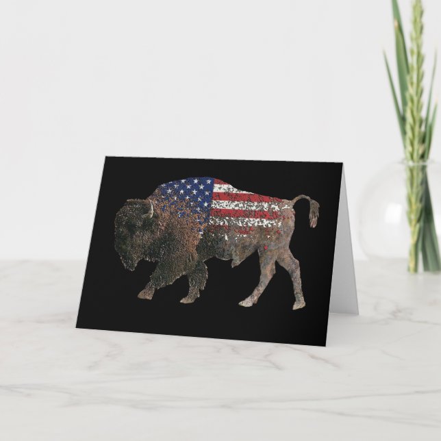 Carte Buffle sacré des États-Unis d'Amérique (Devant)