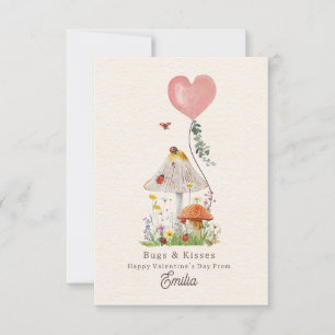 Carte Bugs & Baisers Ladybug Classroom Valentine