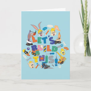 Carte BUGS BUNNY BUILDERS™  "Construisons ça" Collage