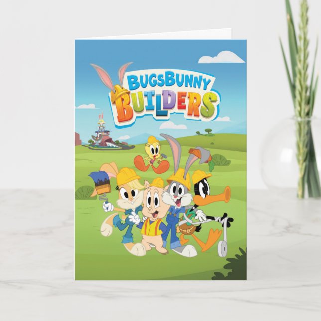 Carte BUGS BUNNY BUILDERS™| Le groupe Looney Builders (Devant)