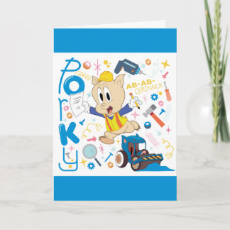Carte BUGS BUNNY BUILDERS™| Porky Pig Work Tools
