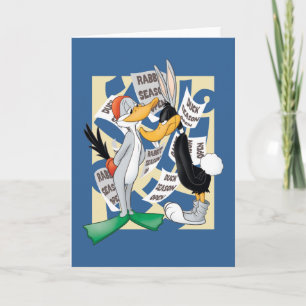 Carte BUGS BUNNY™ & DAFFY DUCK™ Prêt Pour La Saison De C