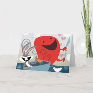 Carte BUGS BUNNY™ & Gossamer Préparation de repas Whimsi