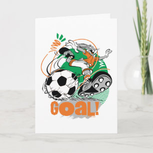 Carte BUGS BUNNY™ Soccer objectif