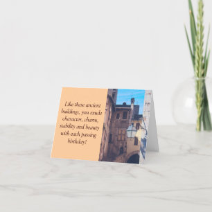 CARTE BUILIDINGS ANTIQUE, LANTERNE DE RUE, VIEIL