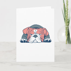 Carte bulldog anglais