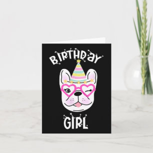 Carte Bulldog Frenchie Célébration Thème