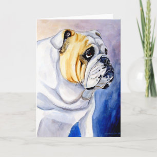 Carte Bulldog Greeting