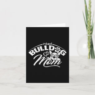 Carte Bulldog Maman Tattoos Vieux anglais Bulldog Maman