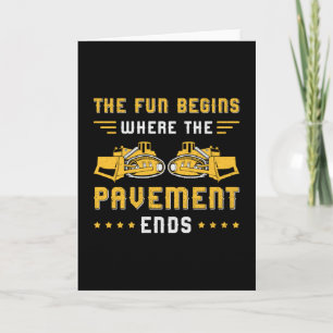 Carte Bulldozer Pavement se termine chantier de construc