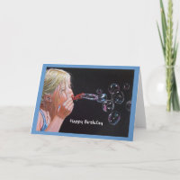 BULLES DE COULEUR DE FILLES ANNIVERSAIRE : Dessin
