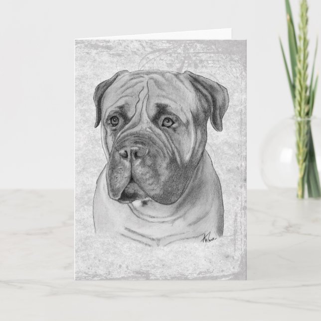 Carte Bullmastiff (Devant)