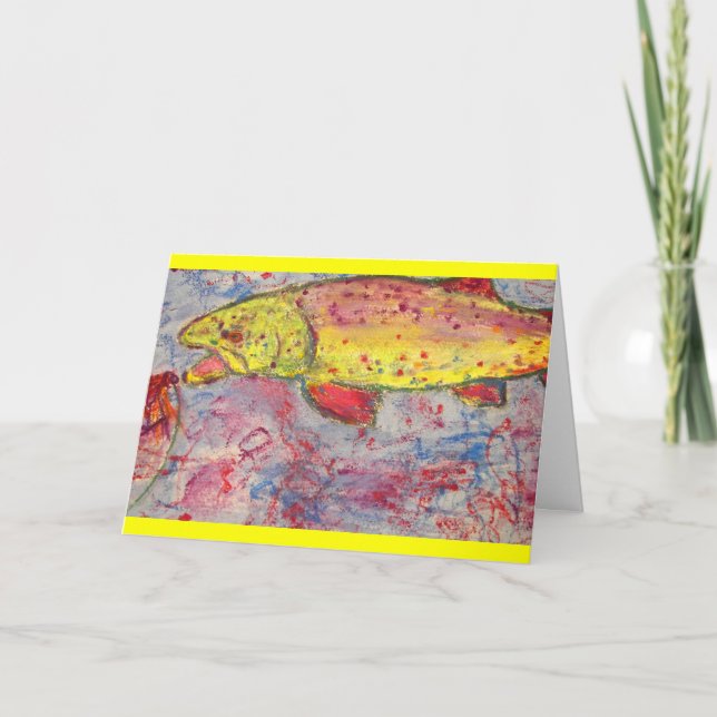 Carte bum de truite (Devant)