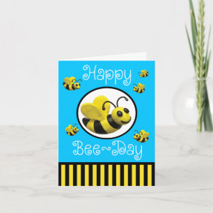 Carte Bumble Bee fête d'anniversaire