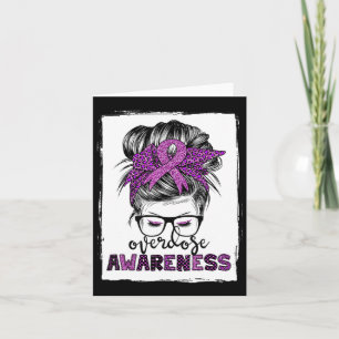 Carte Bun Cheveux Décoiffés Pour Femmes Sensibilisation