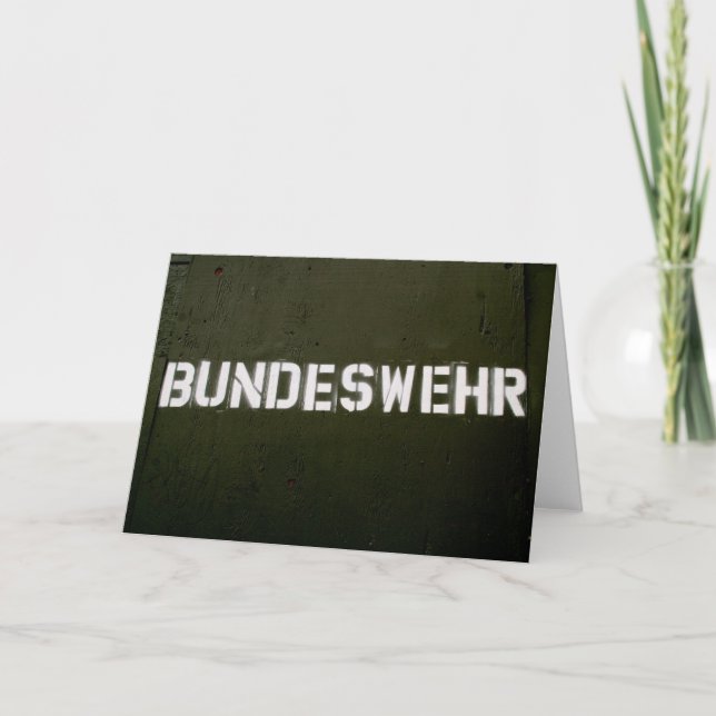 Carte Bundeswehr (Devant)
