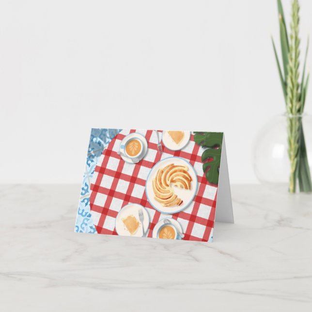 Carte Bundt Cake and Coffee for Two (Devant)