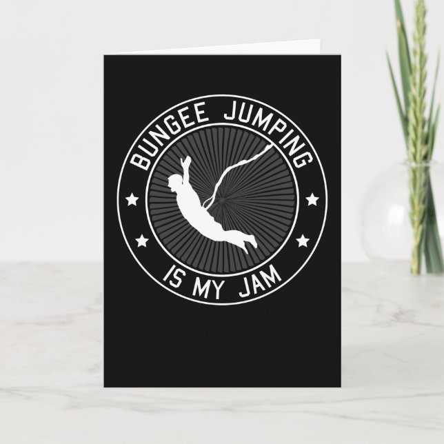 Carte Bungee Jumping Bungy Jumping Dire Cadeau (Devant)