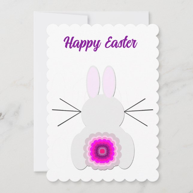 Carte Bunny de Pâques (Devant)