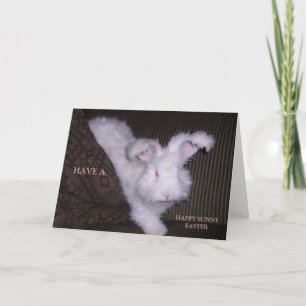 CARTE BUNNY DE PÂQUES