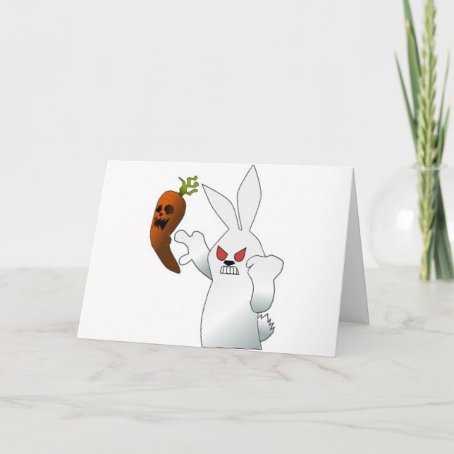 Carte Bunny en colère (Devant)