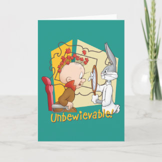 Carte BUNNY™ et Elmer Fudd "Unbewievable" Barber BUGS
