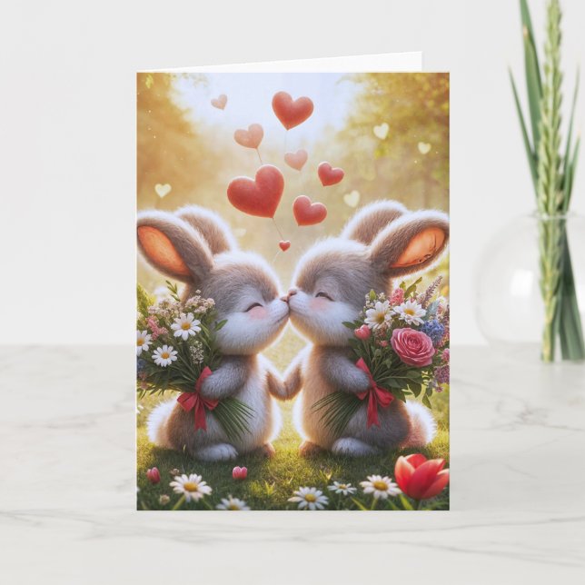 Carte Bunny Love (Devant)