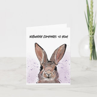 Carte Bunny vide